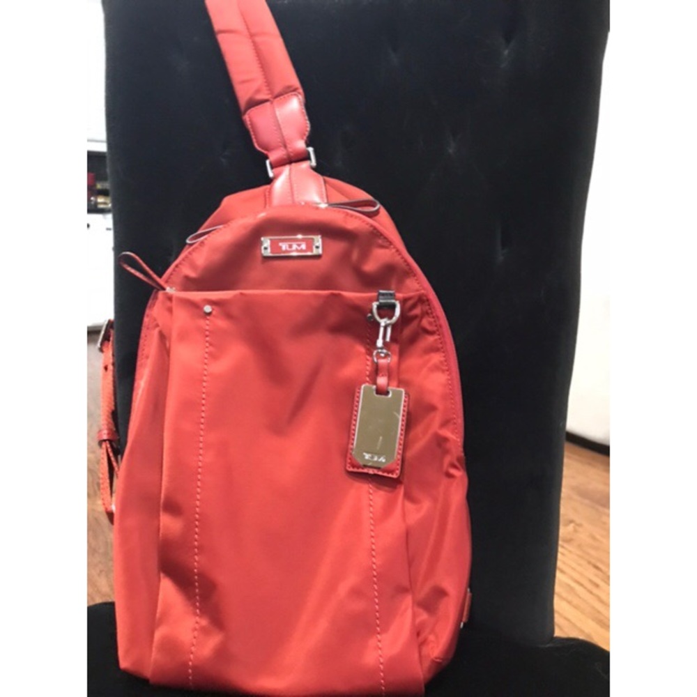 Tumi Orange Sling Backpack